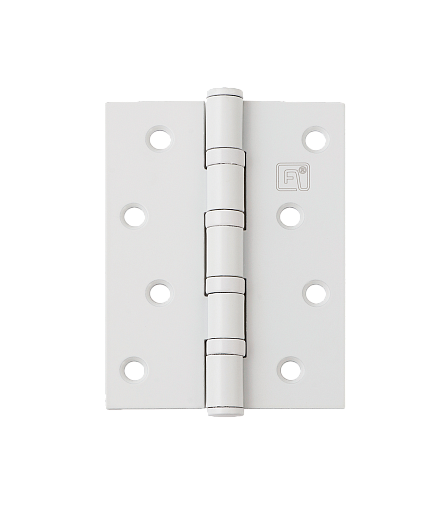 Универсальные врезные петли Петля универсальная FANTOM (100*75*2.5) Hinge 100-4BB FH White 